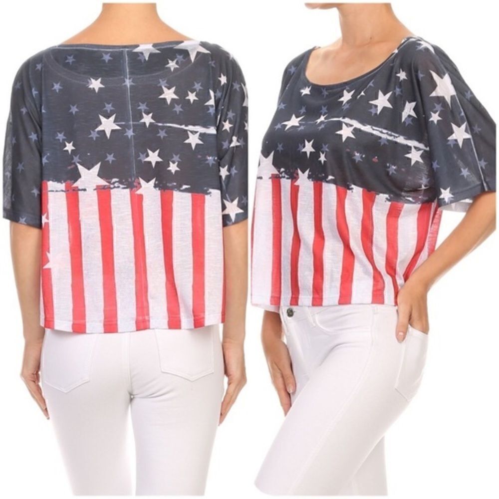 ⬆️Stars & Stripes Top   - Picture 4 of 6